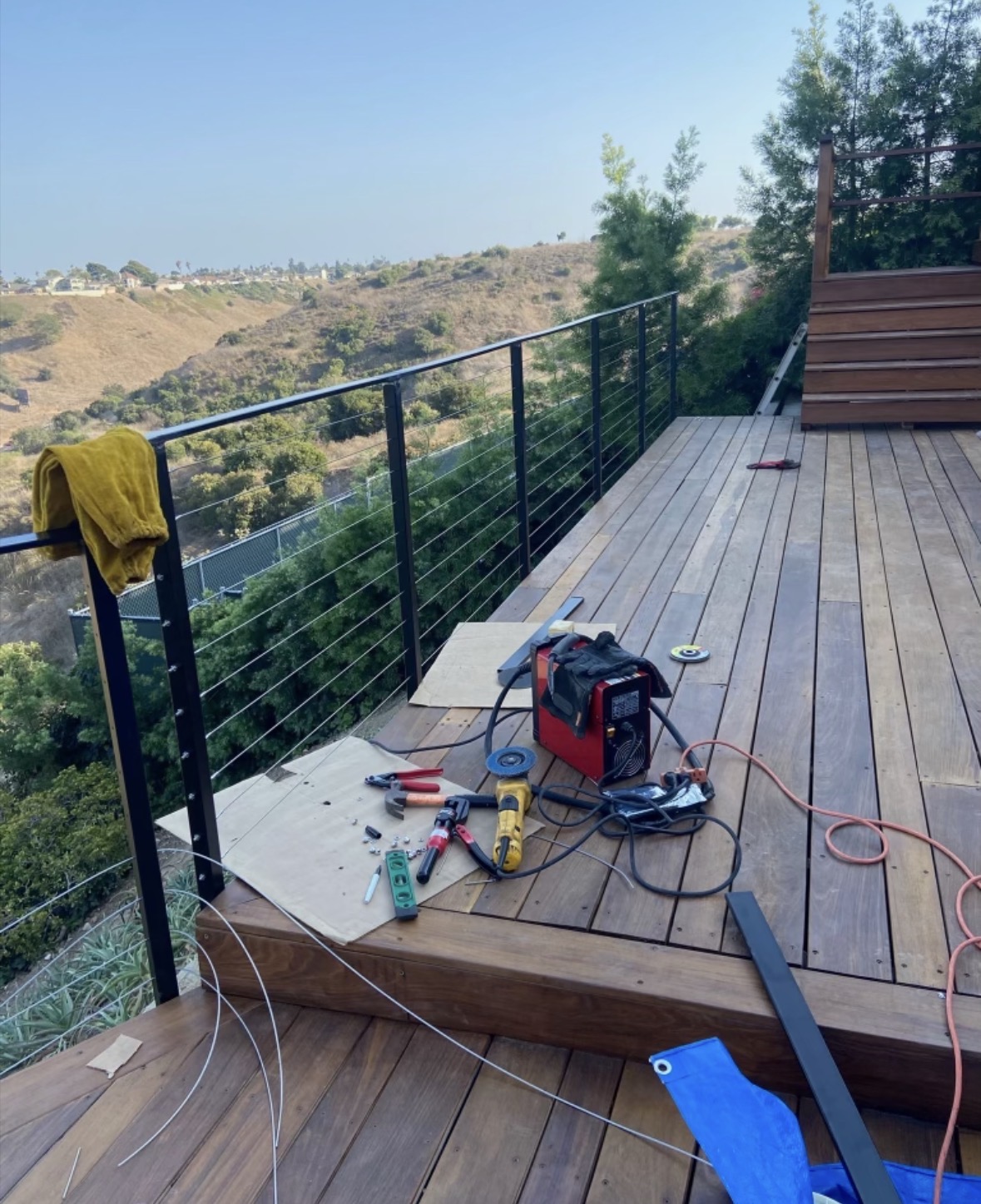 Cable Wire Railing project by Fence Guys — photo 2