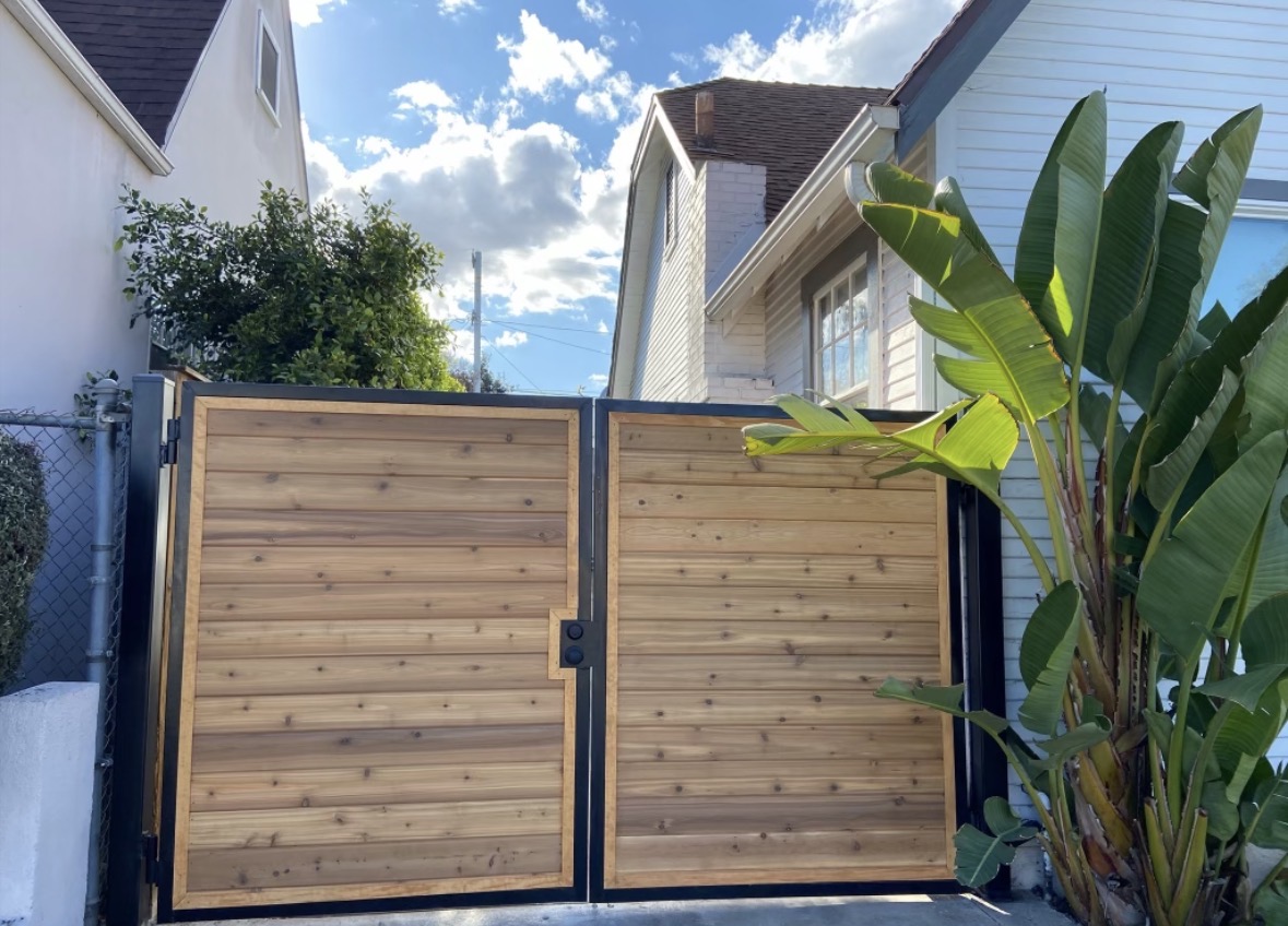 Driveway Gates installation in Los Angeles by Fence Guys