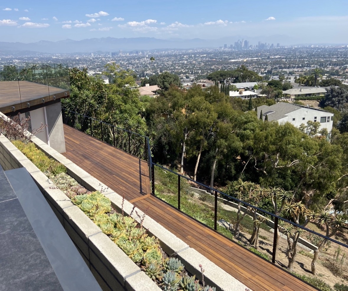 Cable Wire Railing installation in Los Angeles by Fence Guys